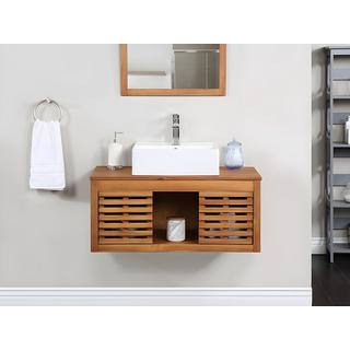 Vente-unique Mobile sotto lavabo sospeso  in Legno d'acacia PENEBEL  