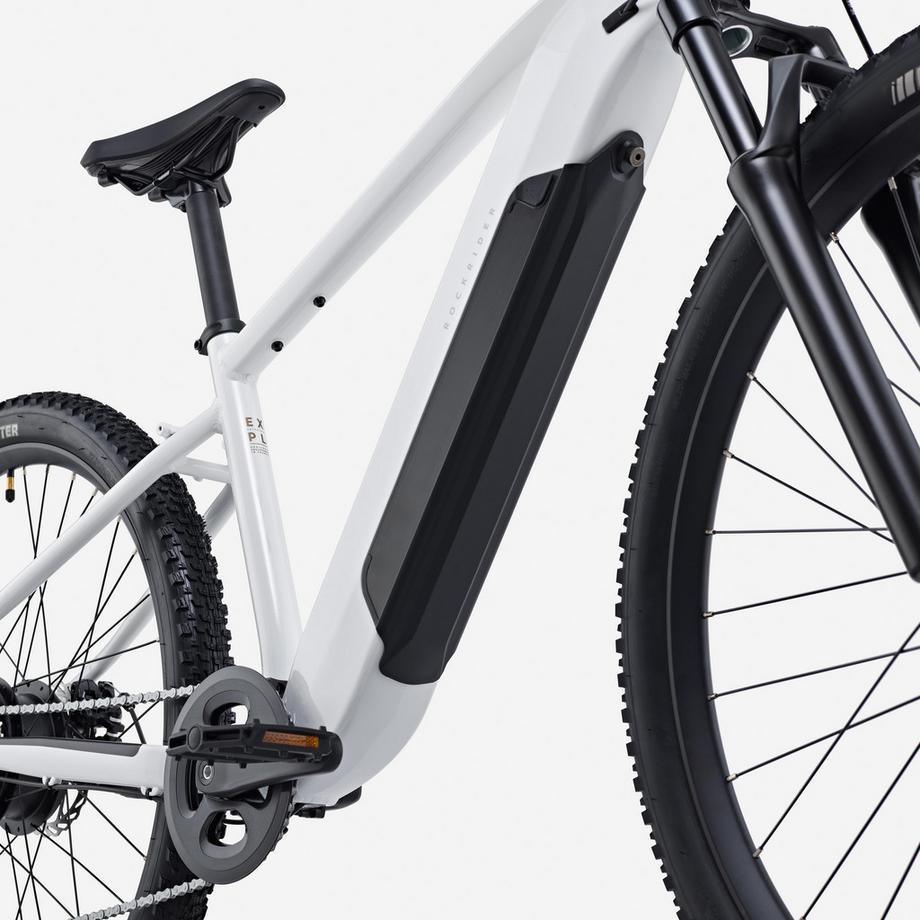 ROCKRIDER  Elektro-Touren-Mountainbike 29" Aluminiumrahmen, E-Expl 100 weiss 