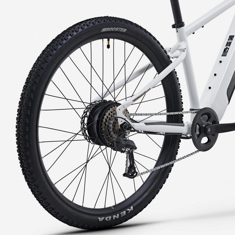 ROCKRIDER  Elektro-Touren-Mountainbike 29" Aluminiumrahmen, E-Expl 100 weiss 