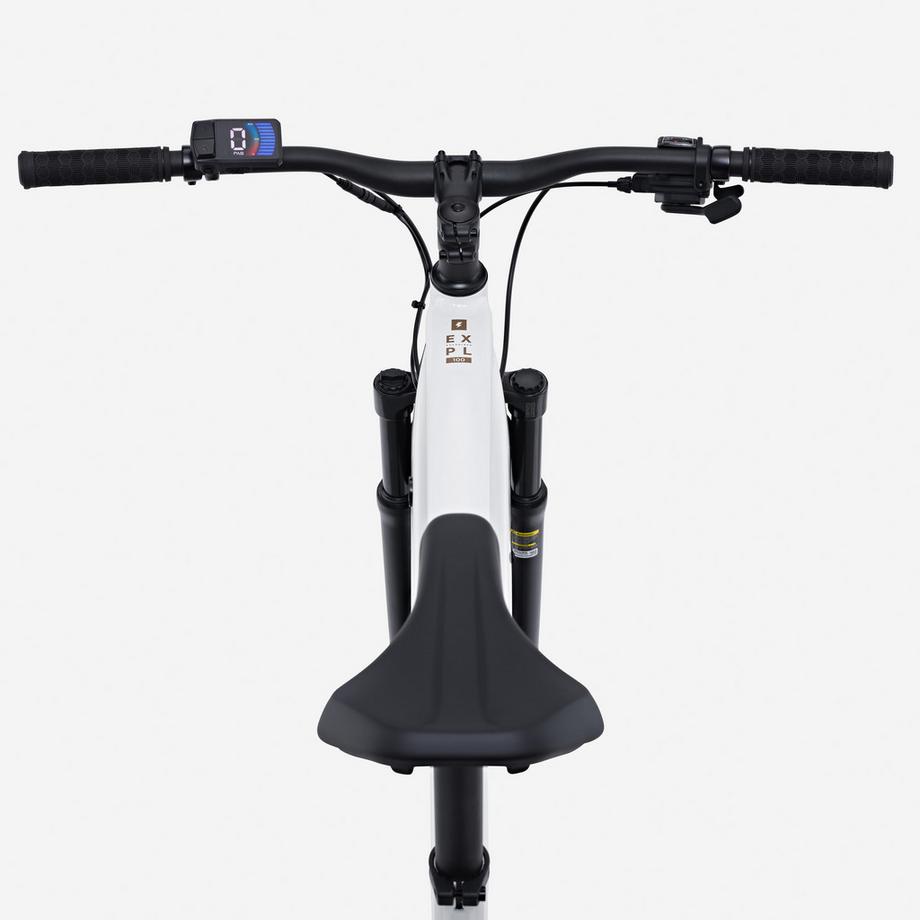ROCKRIDER  Elektro-Touren-Mountainbike 29" Aluminiumrahmen, E-Expl 100 weiss 