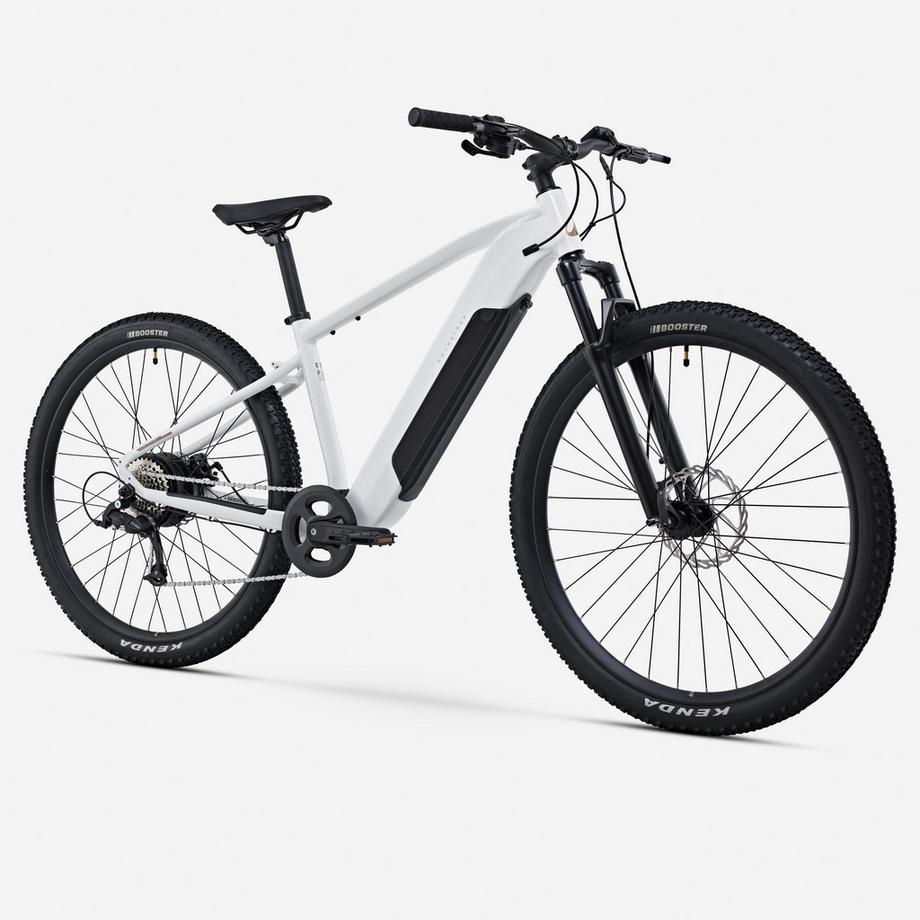 ROCKRIDER  Elektro-Touren-Mountainbike 29" Aluminiumrahmen, E-Expl 100 weiss 