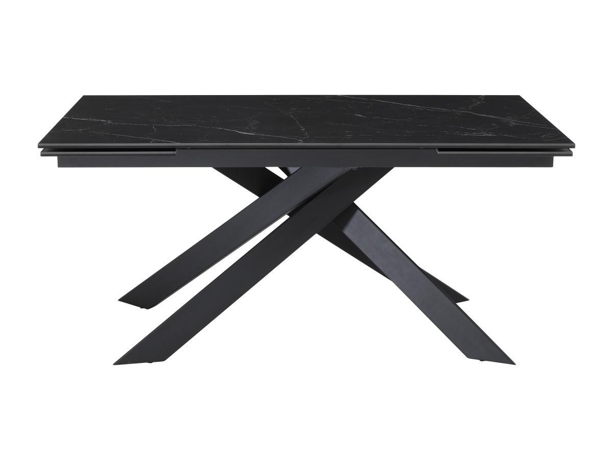 Maison Céphy Esstisch für 6 bis 10 Personen ausziehbar - Keramik - Sicherheitsglas & Metall - Marmor-Optik - COREMA von Pascal MORABITO  