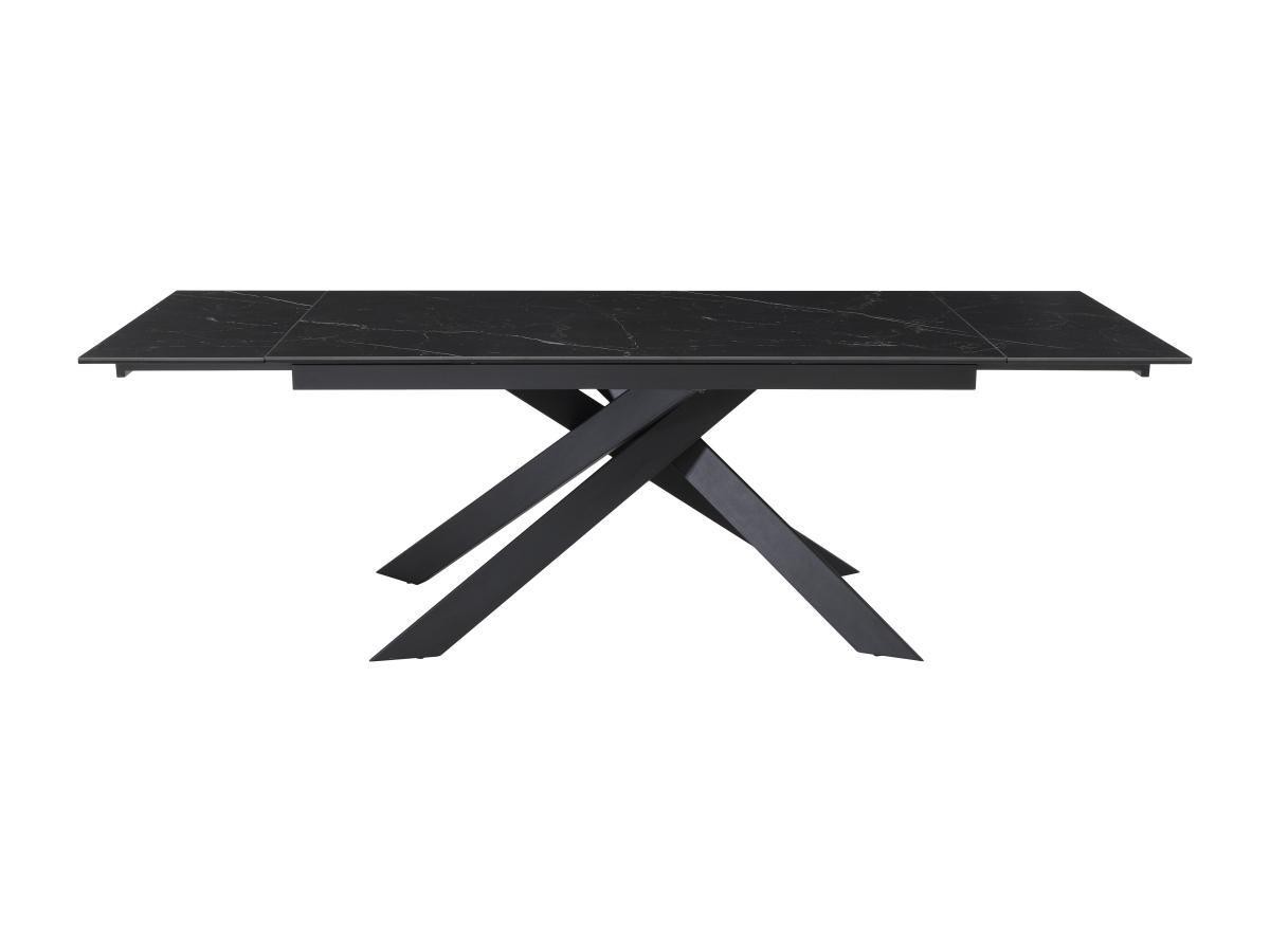 Maison Céphy Esstisch für 6 bis 10 Personen ausziehbar - Keramik - Sicherheitsglas & Metall - Marmor-Optik - COREMA von Pascal MORABITO  