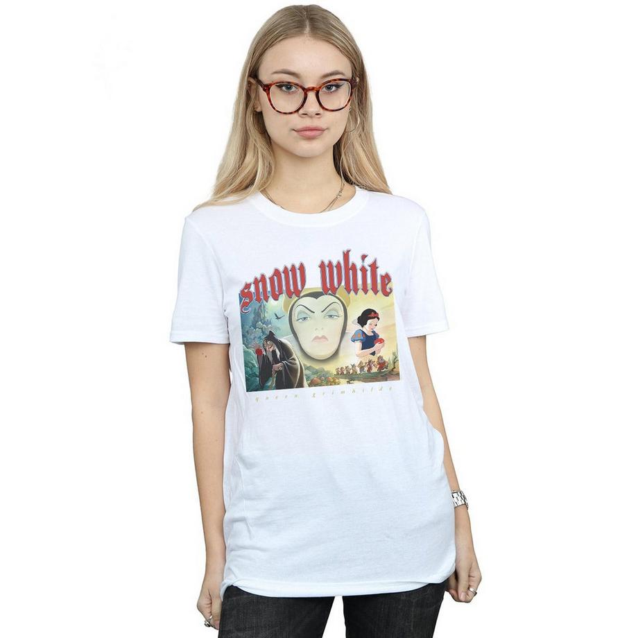Disney Biancaneve Regina Grimilde T-Shirt Stampata  