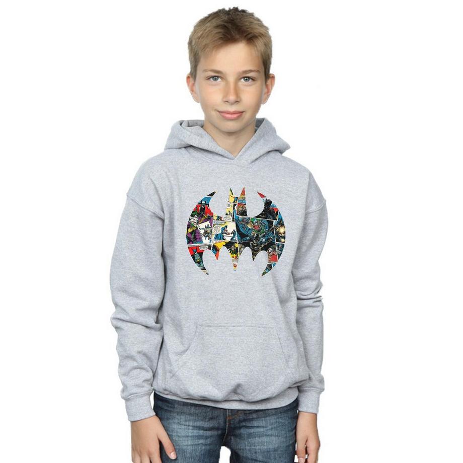 DC COMICS  Sweat à capuche motif Batman style bande dessinée 