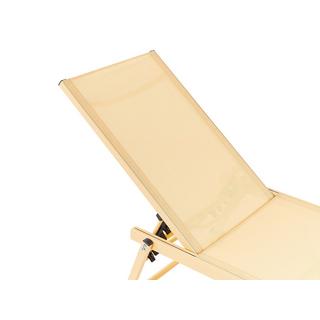 Beliani Lettino Prendisole en Alluminio Moderno PORTOFINO  