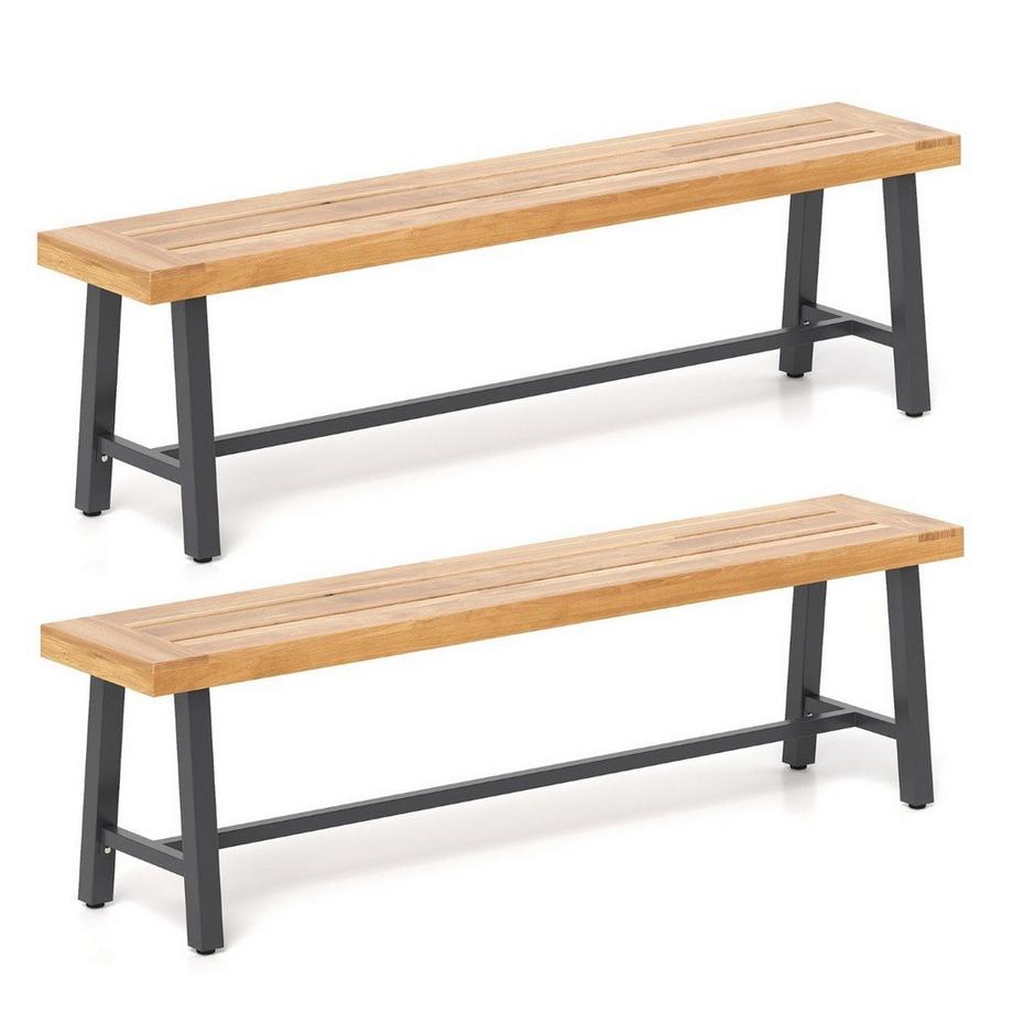 B2X Gartenbank wetterfest l 2 Stück  