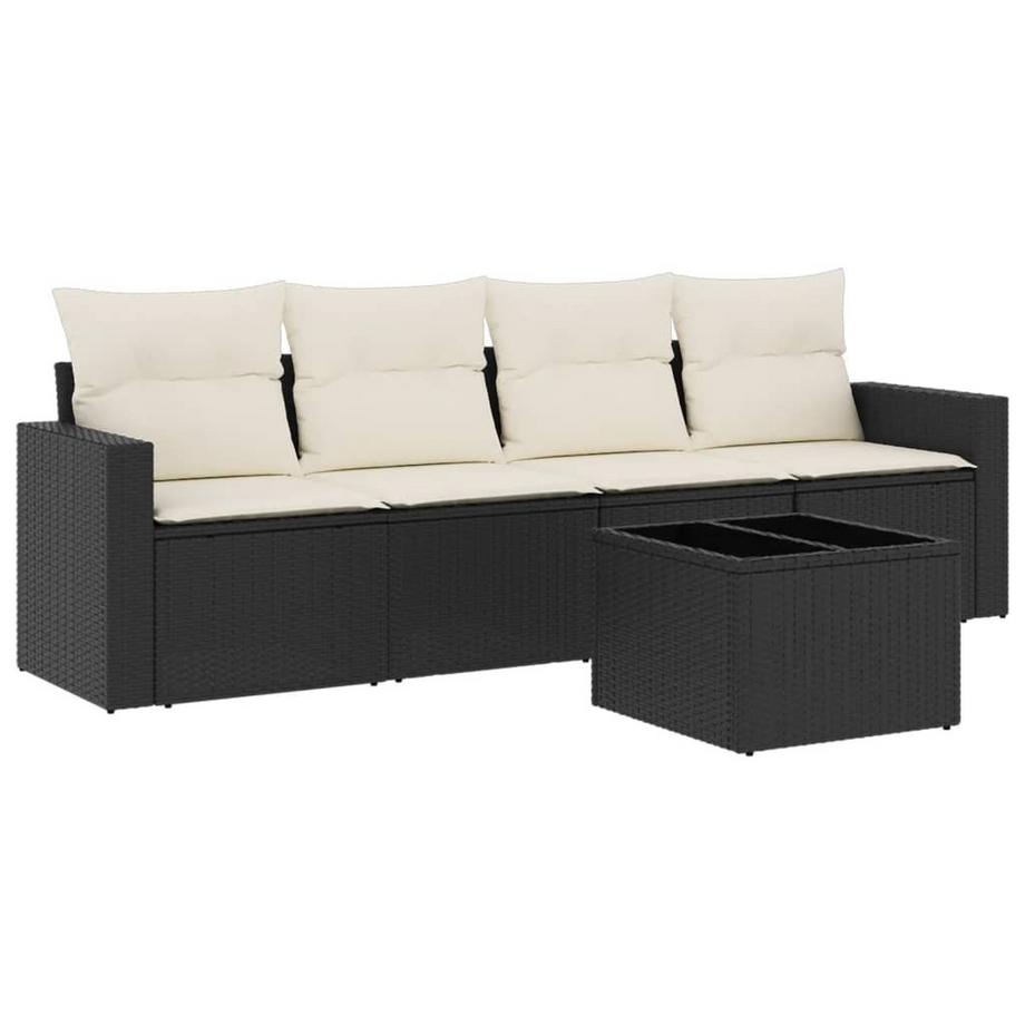Ensemble de canapés de jardin rotin synthétique