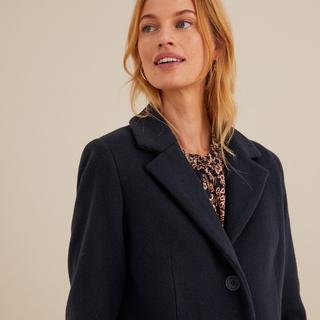 La Redoute Collections  Manteau mi-long fermeture boutonnée 