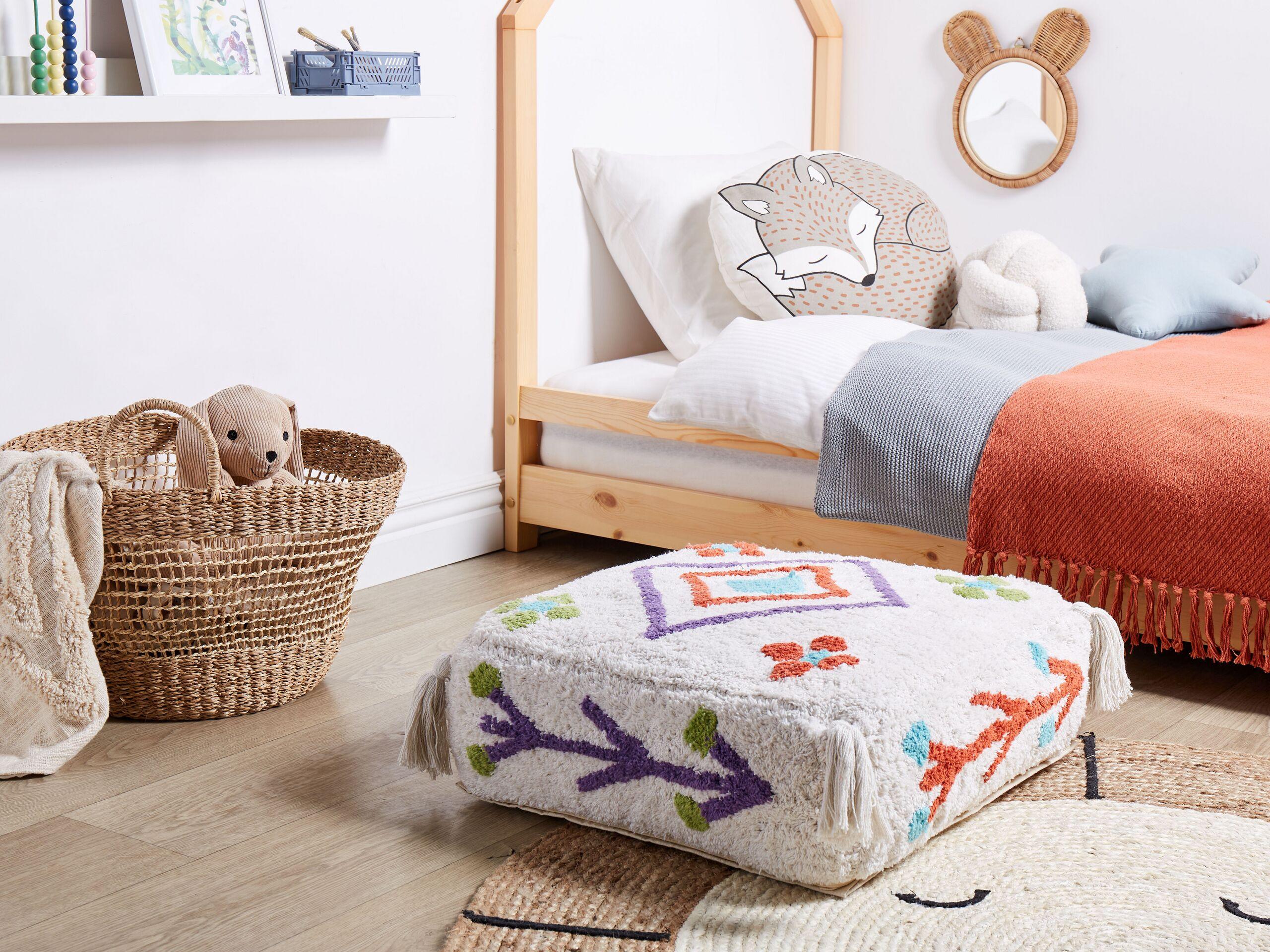 Beliani Pouf en Cotone Boho DIPLO  