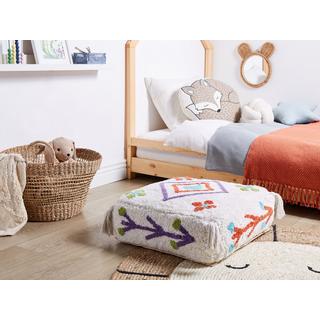 Beliani Pouf en Cotone Boho DIPLO  