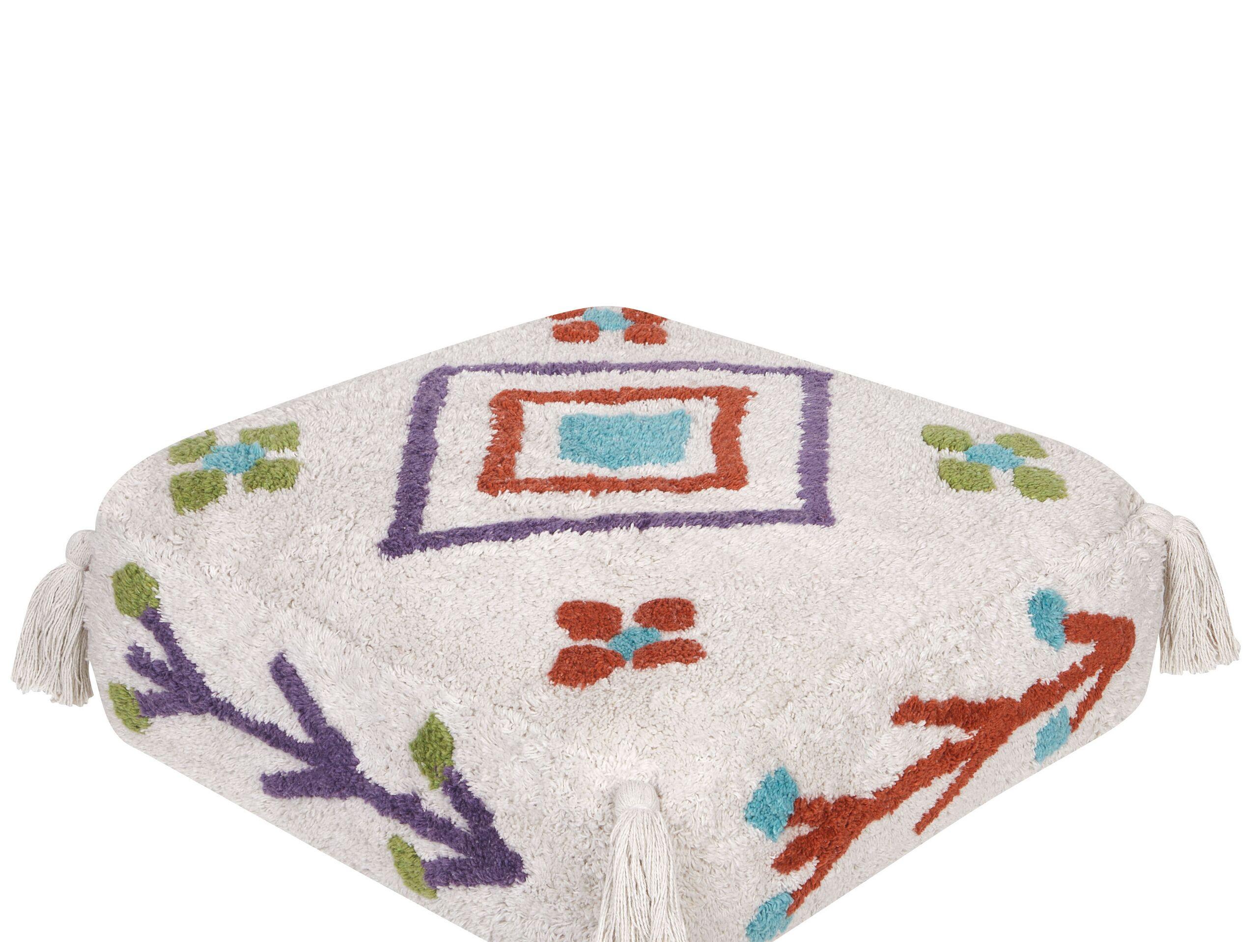 Beliani Pouf en Cotone Boho DIPLO  