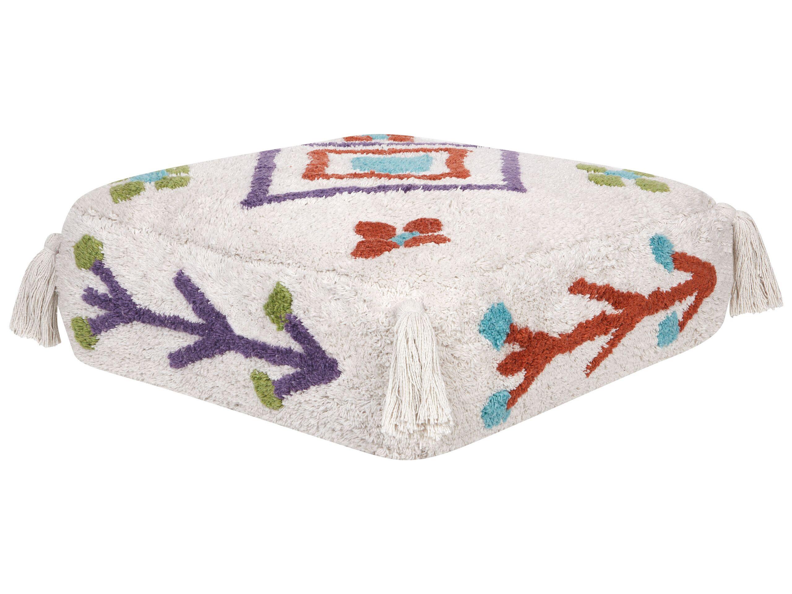 Beliani Pouf en Coton Boho DIPLO  