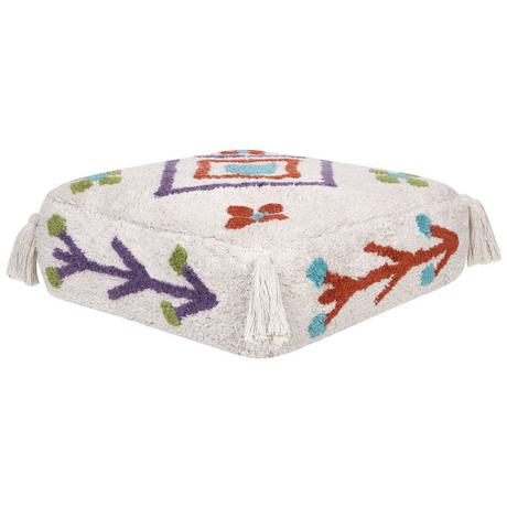 Beliani Pouf en Coton Boho DIPLO  