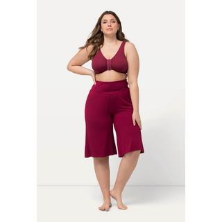 Ulla Popken  Bermuda, coupe large et droite, ceinture élastique 