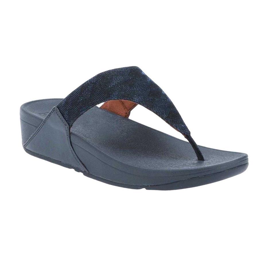 fit flop Sandales Glitz à bride entre les orteils avec talon compensé  