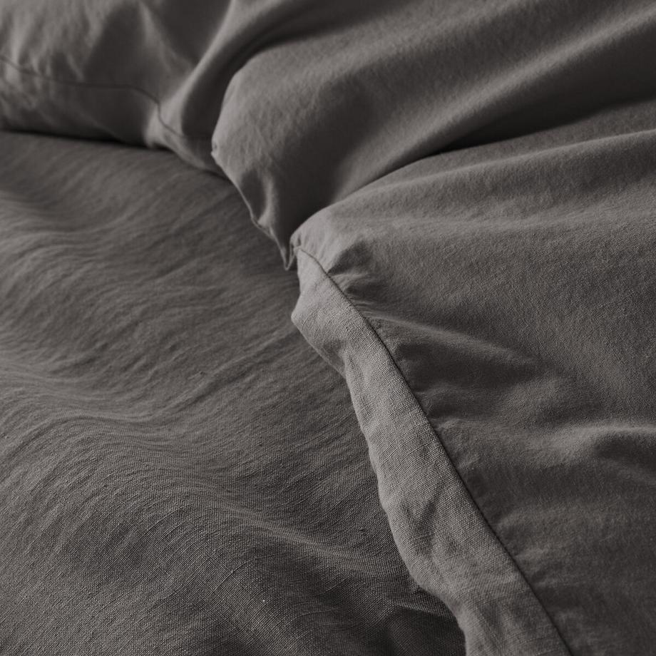 La Redoute Intérieurs Annaba Wendbarer Leinen und Baumwoll Duvetbezug  