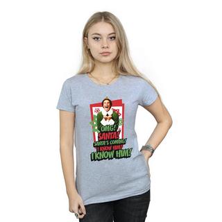 Elf OMG Santa T-Shirt Imprimé Graphique  