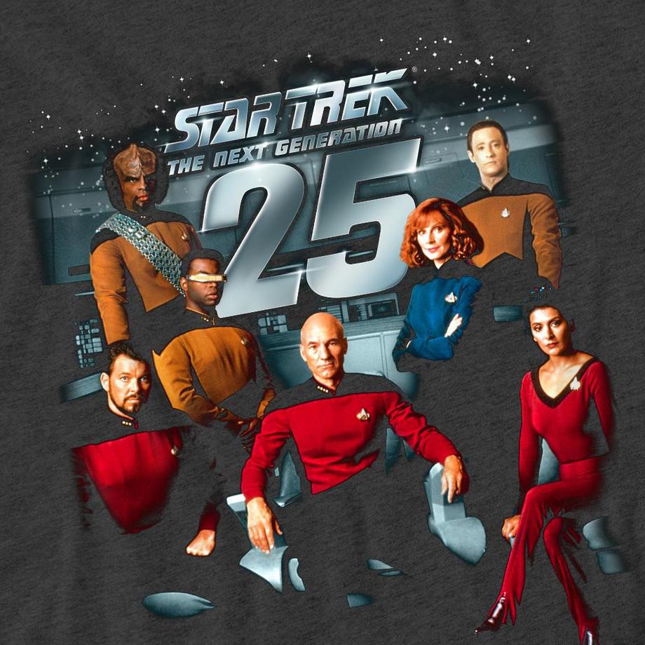 Star Trek Star Trek The Next Generation 25th Anniversary T-Shirt  