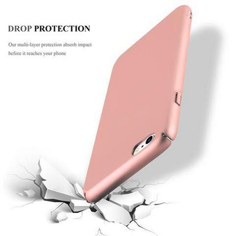 Cadorabo  Hülle für Apple iPhone 6 PLUS  6S PLUS Hard Case in Metall Optik 