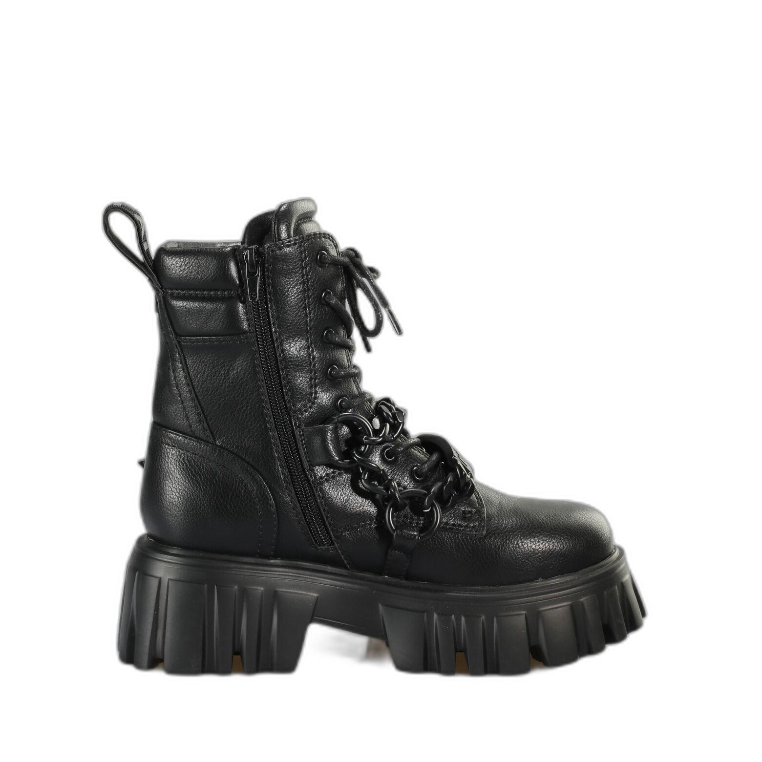 Buffalo  Stivali da donna in nappa Buffalo Lion Mid Chain 