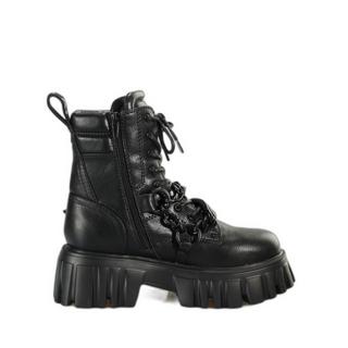 Buffalo  Stivali da donna in nappa Buffalo Lion Mid Chain 