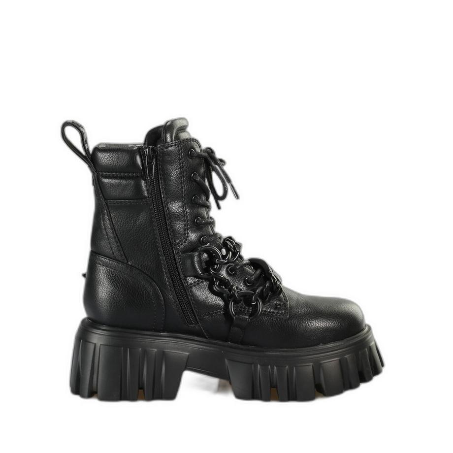 Buffalo  Stivali da donna in nappa Buffalo Lion Mid Chain 