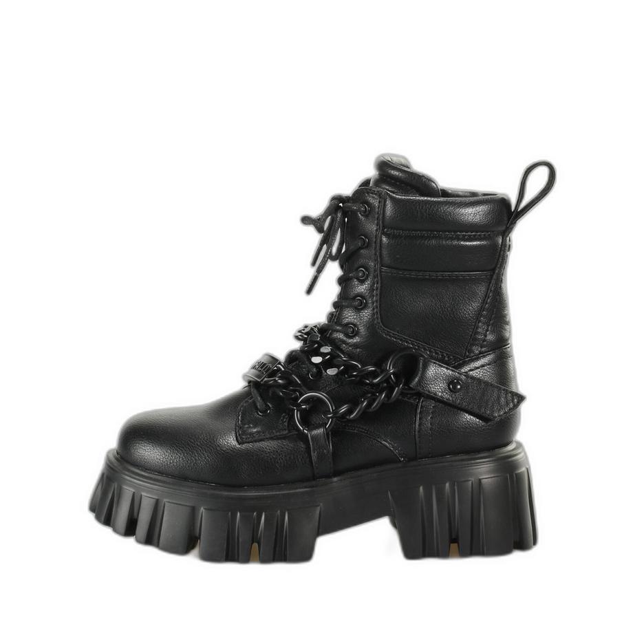 Vegane Nappa-Stiefel   Lion Mid Chain