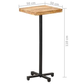 VidaXL Table de bar bois  