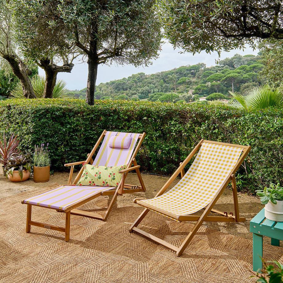 La Redoute Intérieurs Liegestuhl mit Armlehnen Veniza  