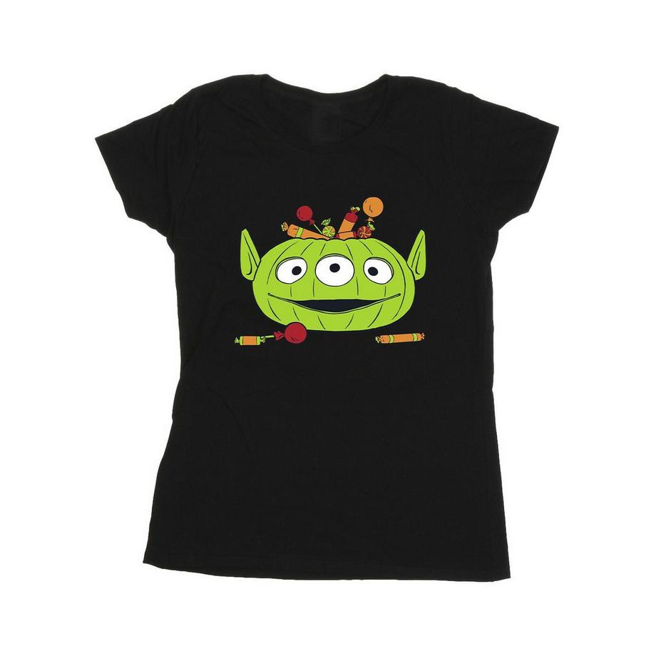 Toy Story T-shirt Alien Pumpkin Basket Halloween  