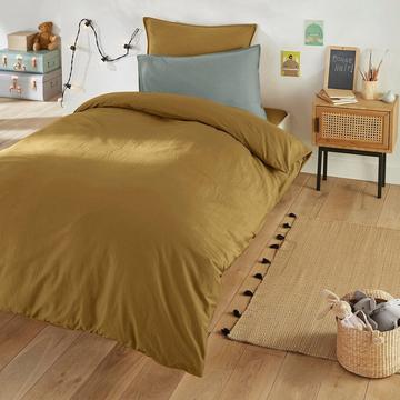Housse de couette enfant en coton lavé