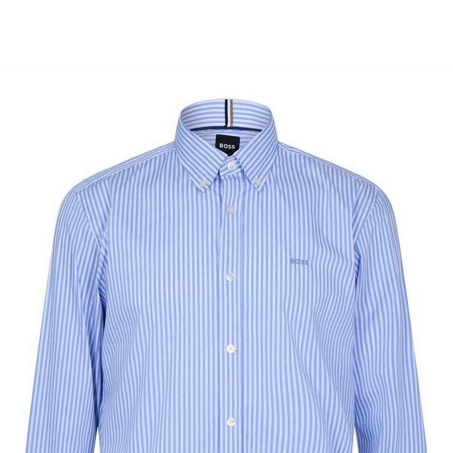 BOSS  Camicia Regolare Striscia Verticale 