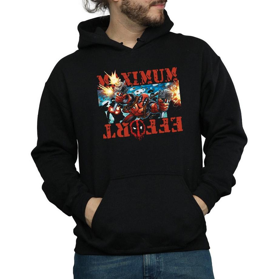 MARVEL Maximum Effort Felpa con cappuccio  