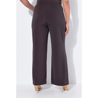 Ulla Popken Pantaloni Jersey Gamba Larga Vita Elastica  