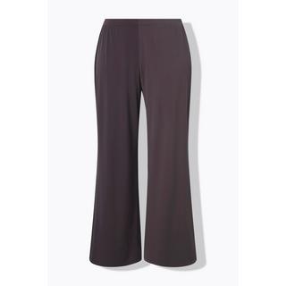 Ulla Popken Pantaloni Jersey Gamba Larga Vita Elastica  