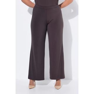 Ulla Popken Pantaloni Jersey Gamba Larga Vita Elastica  
