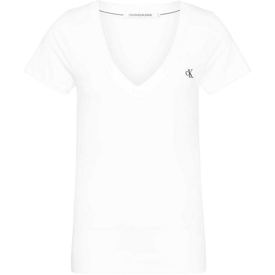 T-Shirt, Vausschnitt, Stretch