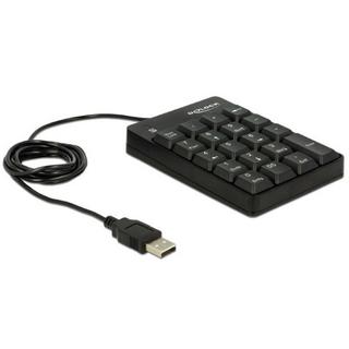 DeLock  12481 clavier numérique Universel USB Noir 