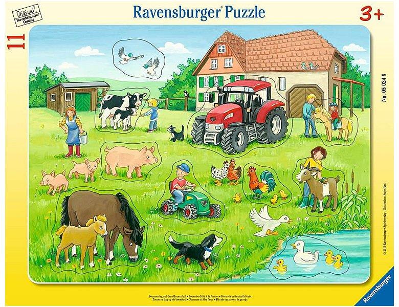 Ravensburger  Puzzle Sommertag auf dem Bauernhof (11Teile) 