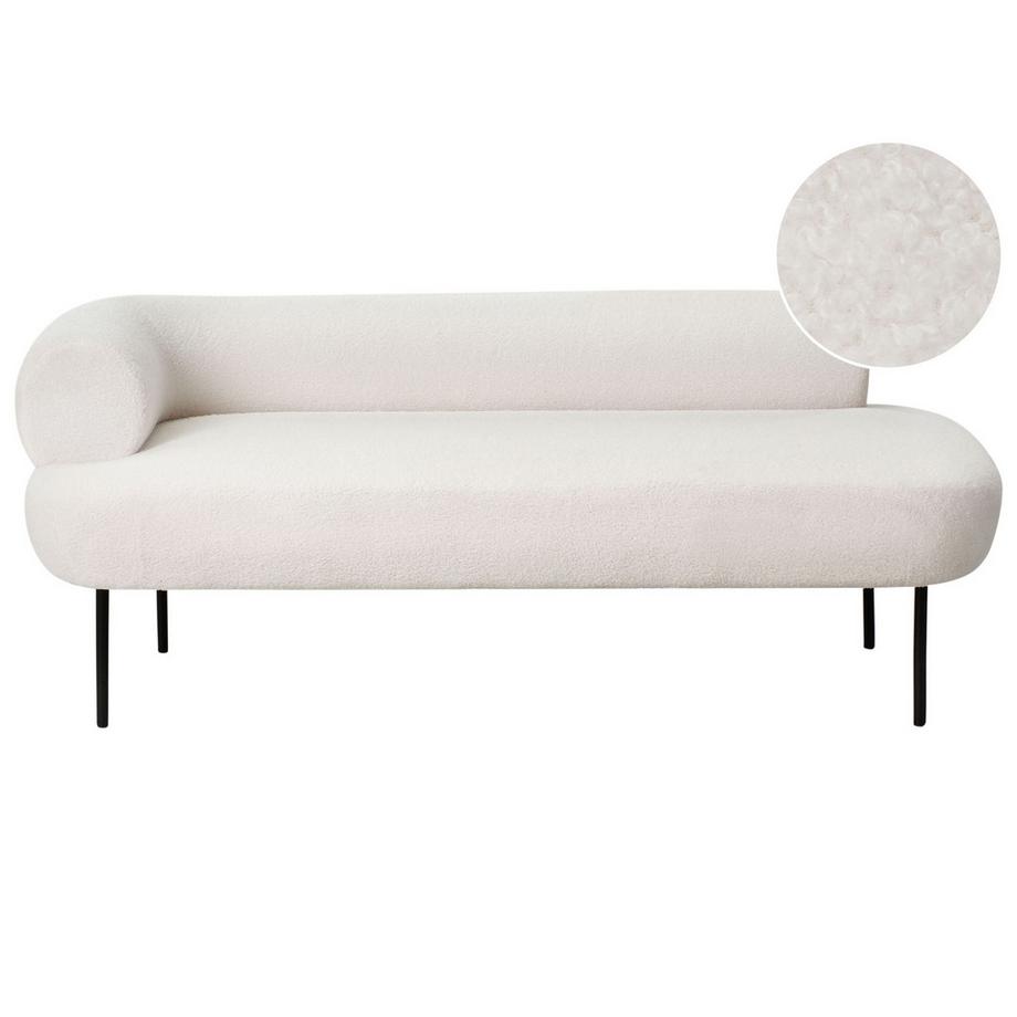 Linksseitige Chaiselongue aus Bouclé  MIRMANDE