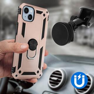 Avizar  Cover Anello iPhone 14 Plus rose gold 