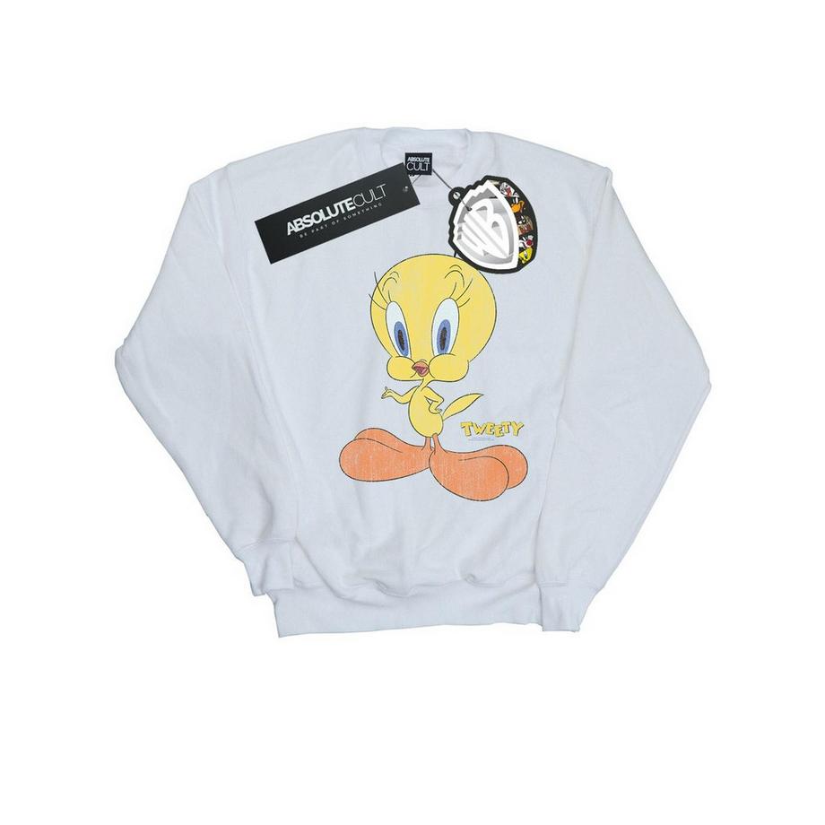 LOONEY TUNES Tweety Pie Distressed Sweatshirt  