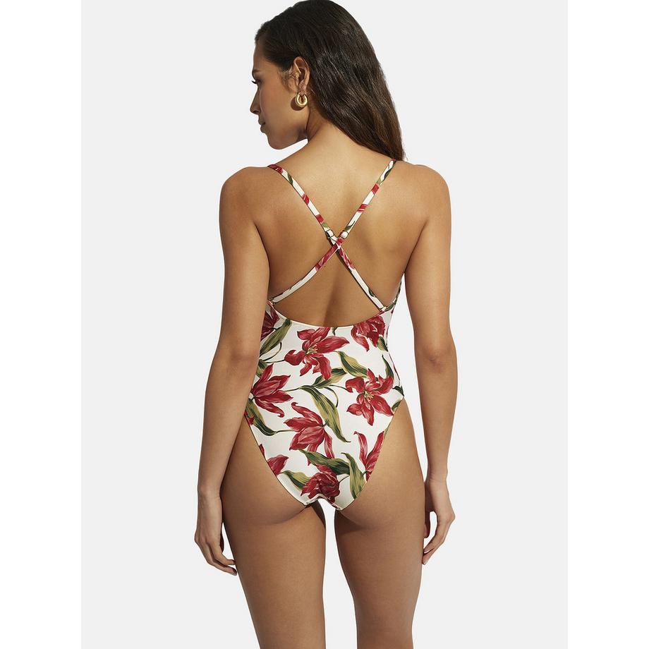 Selmark Bahamas Einteiliger Badeanzug mit vorgeformtem Dreieck  