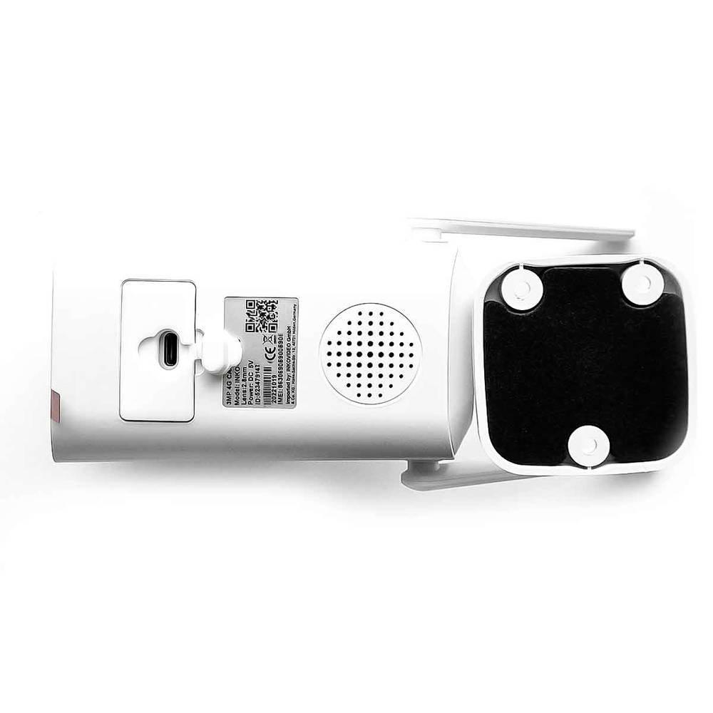 Inkovideo  Inkovideo Caméra de surveillance 100 % sans fil 4G avec fonctionnement sur batterie 