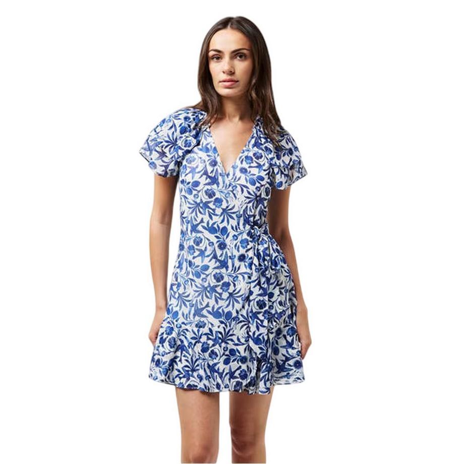 TED BAKER Robe Portefeuille Motiftyle Fleurs Et Oiseaux  