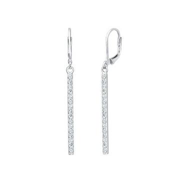 Ohrringe Stab Anhänger Kristalle