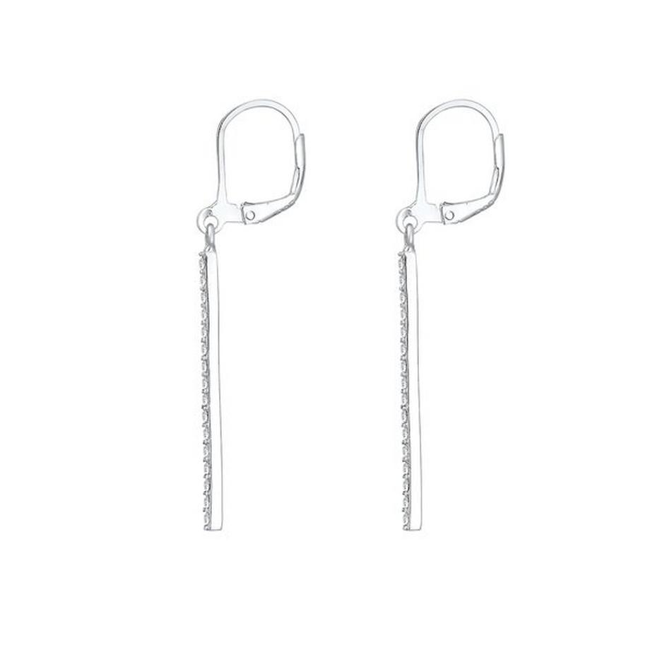 Elli  Ohrringe Stab Anhänger Kristalle 