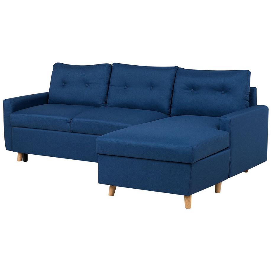 Beliani Canapé d'angle en Polyester Moderne FLAKK  