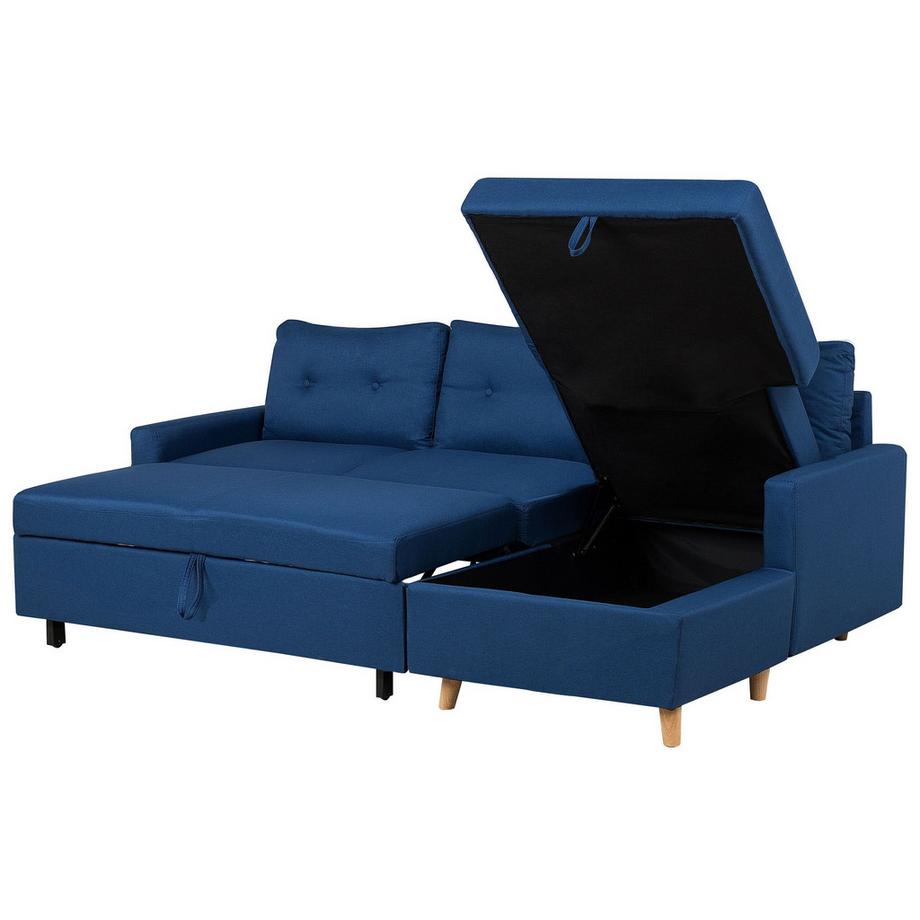 Beliani Canapé d'angle en Polyester Moderne FLAKK  